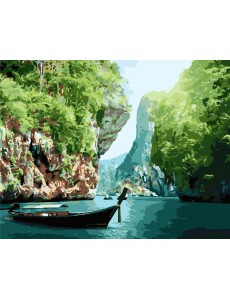 Картина по номерах VA-1779 Тропічна казка Краби у Таїланді, розміром 40х50 см